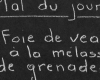 Foie de veau à la mélasse de grenades