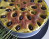 Cake aux asperges et olives