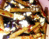 Penne ricotta aubergine