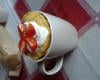 Mug cake aux lardons et tomate cerise