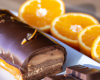 Bûche au chocolat, à l'orange et au grand marnier