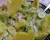 Salade d'endives et concombre