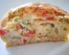 Cake tomate courgette aux fanes de radis