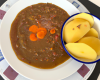 Soupe aux lentilles, patates douces et jus de carottes