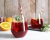 Jus de cranberries, orange et romarin