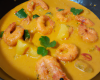 Crevettes au curry et lait de coco : facile et rapide à préparer