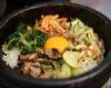 Bibimbap aux champignons frais