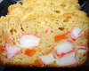 Cake au surimi et aux carottes