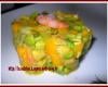 Tartare de crevettes mangue et avocats