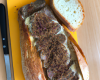 Steak de bœuf pané au pain d'épices