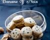 Macarons Roquefort Papillon, banane et noix