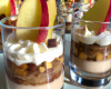 Verrine de boudin blanc aux pommes et chantilly de marrons