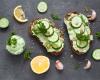 Tartine ricotta pesto