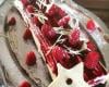 Bûche de Noël aux fruits rouges sans gluten