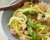 Spaghettis printaniers aux asperges vertes