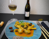 Aiguillettes de poulet au curry et vin blanc