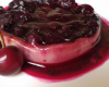 Flan aux cerises noires