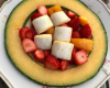 Melon et fraises au haddock