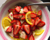 Salade de fraises à la vanille et au citron