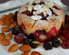 Fondant d'amandes aux fruits rouges