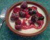 Panna cotta aux fruits rouges maison