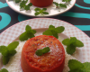 Tomates soufflées au Pur Brebis Pyrénées et à la menthe