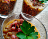 Verrines de lentilles et lardons