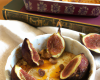 Petit gratin de figues, pâte d'amande, orange et brisures d'amaretti