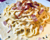 Carbonara à ma sauce