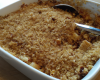 Crumble de bar au cumin