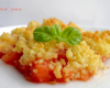 Crumble tomates & chèvre frais