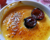 Crème brûlée aux mirabelles et bergamote