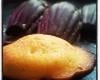 Madeleines au citrons en coque de chocolat noir sans lactose