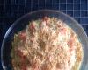 Crumble de poulet aux tomates et aux courgettes