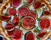 Quiche au chèvre, figues et tomates confites