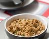 Crumble aux noisettes, poireaux et morbier