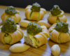 Mini pâtes et pesto frais