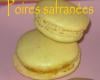 Macarons poires safranées