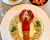 Homard Breton  et son risotto de pâte au Champagne