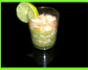 Verrine guacamole surimi