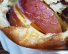 Clafoutis de nectarines aux noisettes