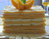 Lotte mille feuille à la mangue