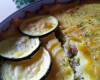 Gratin de patate et courgettes à la moutarde