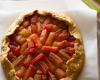 Galette pommes rhubarbe