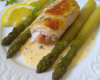 Poulet farci aux asperges