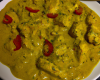 Poulet au curry jaune