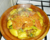 Pigeonneau aux épices, tajines de légumes