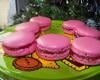 Macarons confiture framboise et rose