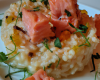 Risotto de saumon fumé idéal pour les fêtes