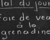 Foie de veau à la grenadine